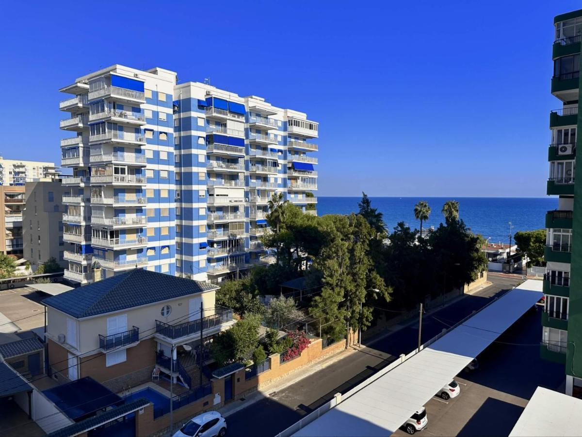 דירות Benicàssim Piso A Pie De Playa Con Piscina Y Vistas Al Mar מראה חיצוני תמונה