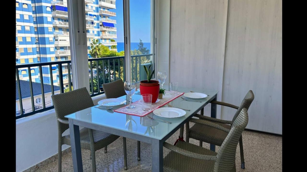 דירות Benicàssim Piso A Pie De Playa Con Piscina Y Vistas Al Mar מראה חיצוני תמונה